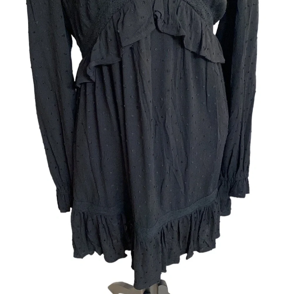 PAIGE Odelise Black Dot Dress NWT - Picture 7 of 11